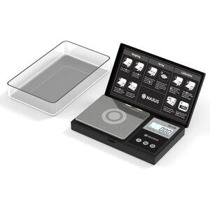 Digital Pocket Gram Scale 500g x 0.01g High Precision with Tray, Weighs Small Fo